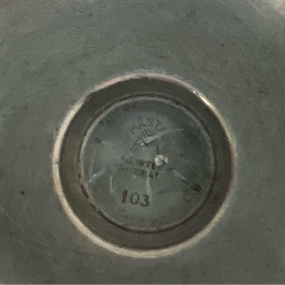 2 Scandinavian Minimalist Candlesticks Pewter Mastad Norway 103 Tin Zinn  50's - Picture 5 of 10